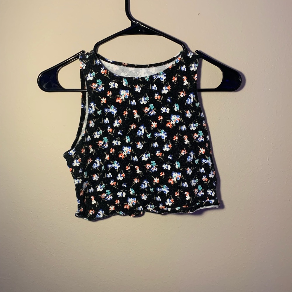 Floral crop top